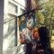 Edge Collections - 28" x 40" - Multicolor - Westie Large Fall House Flag Polyester Decorative Sleeve Pole - 1 Piece